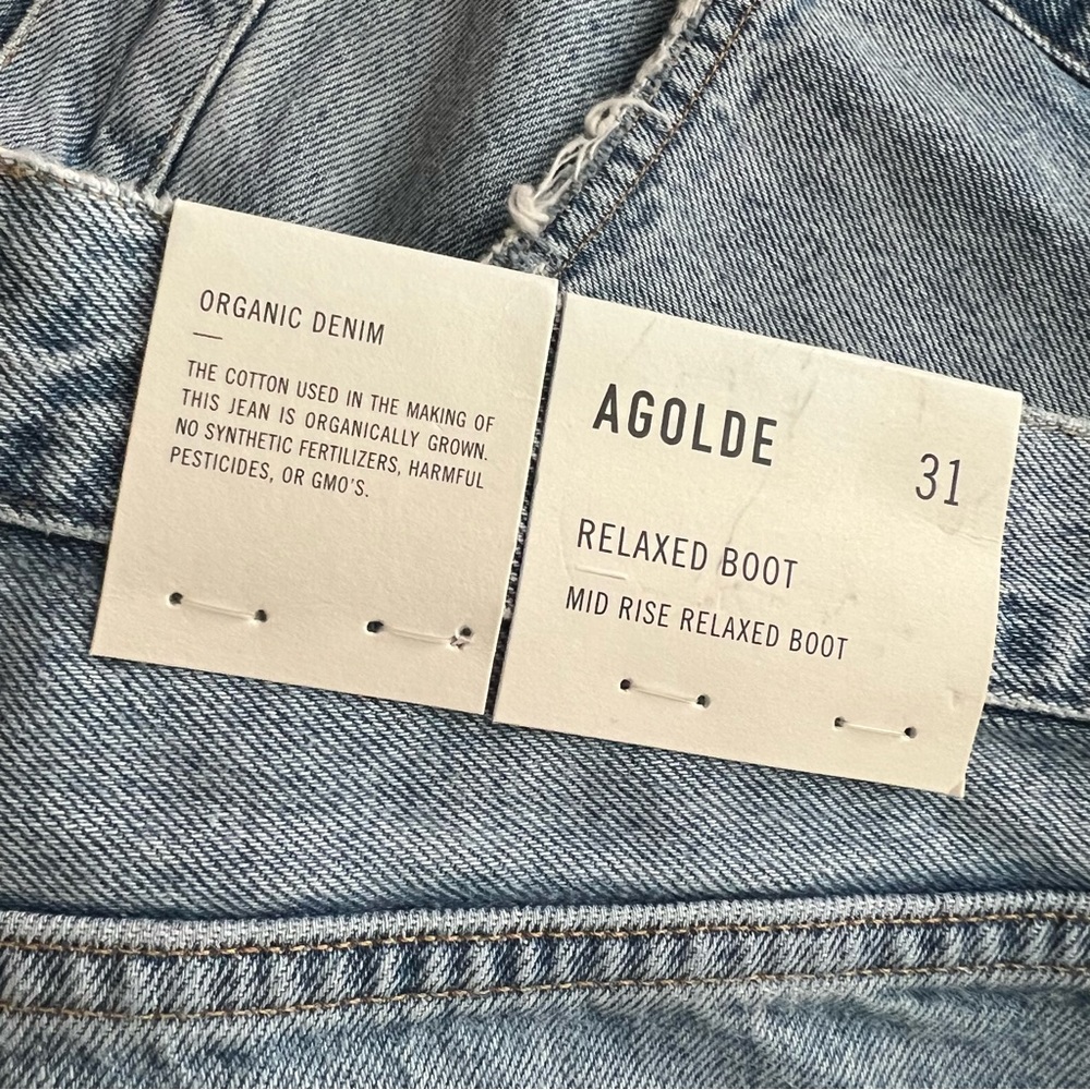 Agolde Mid Rise Relaxed Bootcut Jeans - Picture 7 of 10